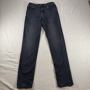 Polo Ralph Lauren Boys Size 18 Black Jeans Faded Denim Pants Straight Slim